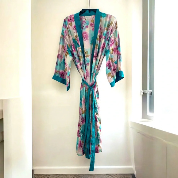 INNER MOST Vintage Floral Robe Size M - Picture 1 of 6